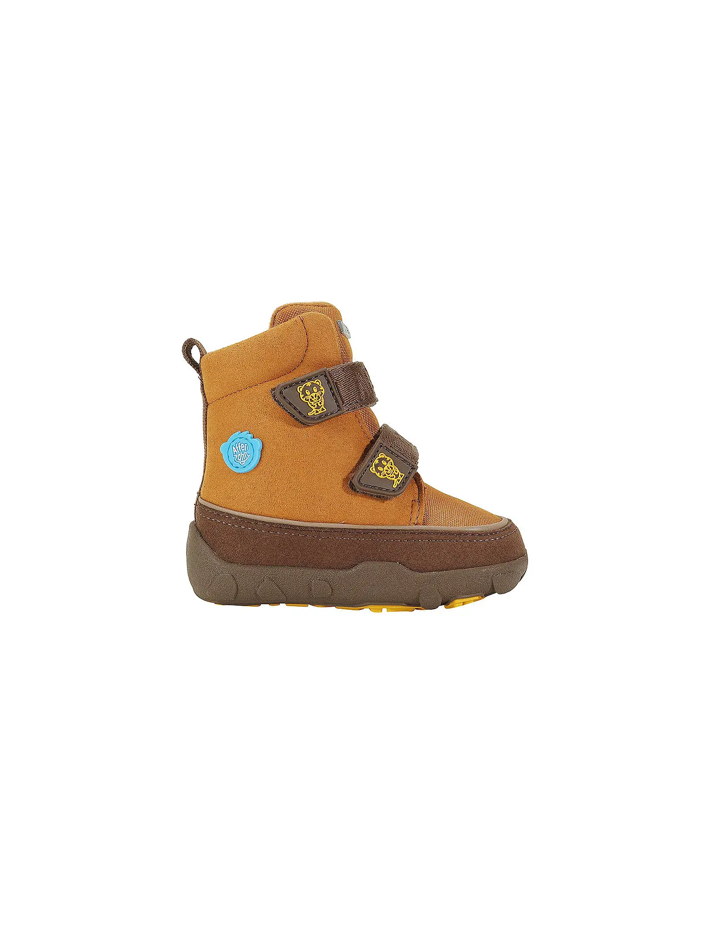 AFFENZAHN | Kinder Winterstiefel COMFY VOGEL | braun